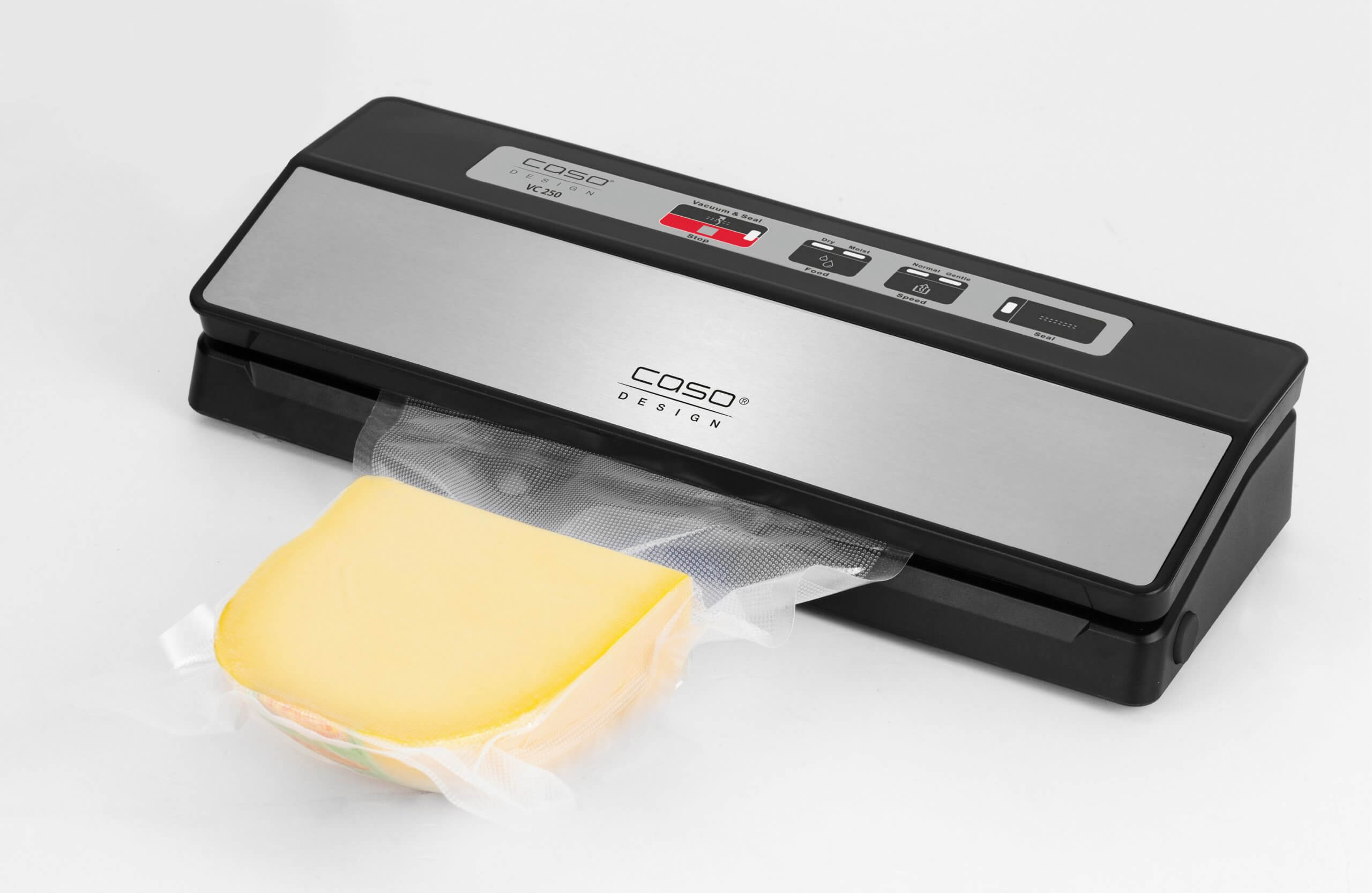 Caso VC250 Deluxe All-in-One Vacuum Sealer System with 8-in x 11-in Commercial  Grade BPA-free Vacuum Bags