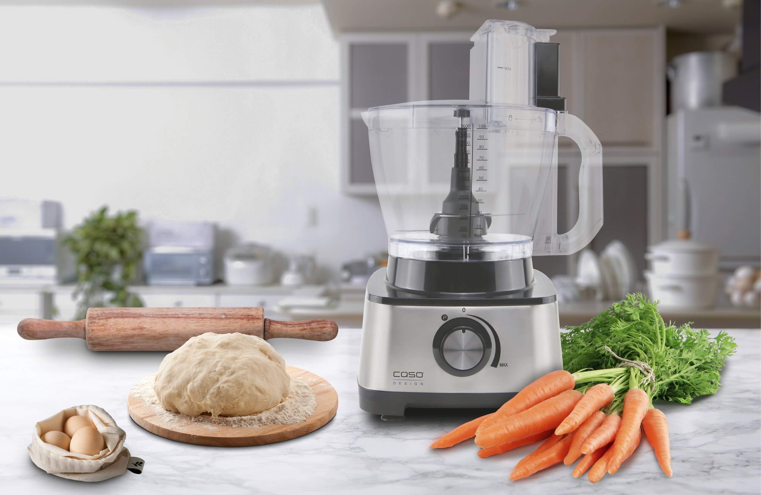 Slicer Shredder Pusher/Measuring Cup for Bosch food processor